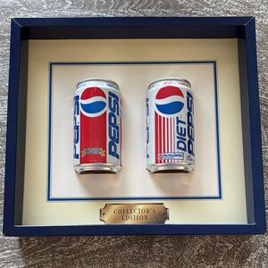 91' PICTURE PERFECT PEPSI 2 CAN COLLECTOR'S EDITION SET